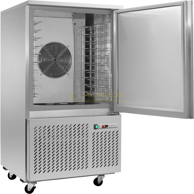 ABT101 Abbattitori per gastronomia capacità 10 x GN1/1 or 10 x EN 60x40 capacità refrigerante 40 kg / +3 °C 28 kg / -18 °C @ +90 °C