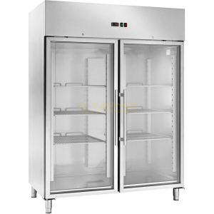 Armadi refrigerati ventilati con porta a vetri Armadi refrigerati ventilati con porta a vetri capacità 1333L temperatura -2 +8