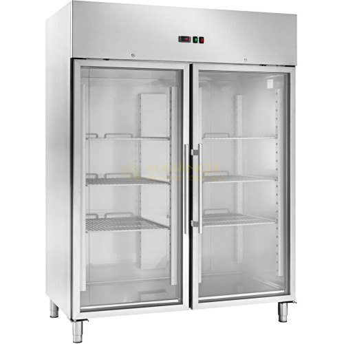 Armadi refrigerati ventilati con porta a vetri Armadi refrigerati ventilati con porta a vetri capacità 1333L temperatura -2 +8