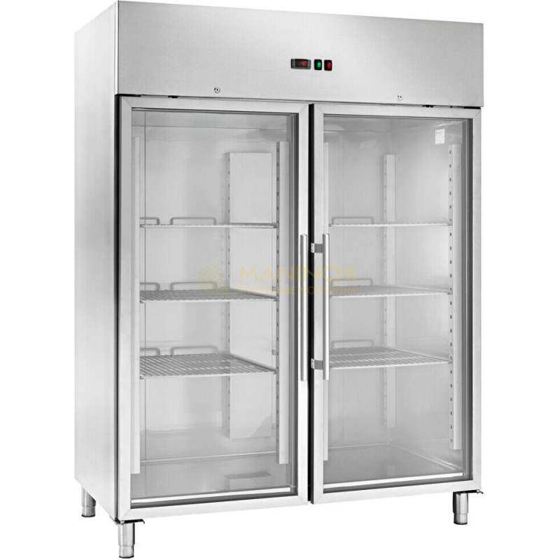 Armadi refrigerati ventilati con porta a vetri Armadi refrigerati ventilati con porta a vetri capacità 1333L temperatura -2 +8