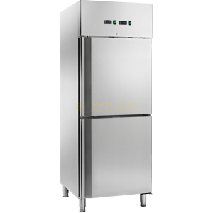 Armadio refrigerato ventilato a doppia temperatura Armadio refrigerato ventilato a doppia temperatura -2 / +8 , -18 / -22 capacità 225L / 225L