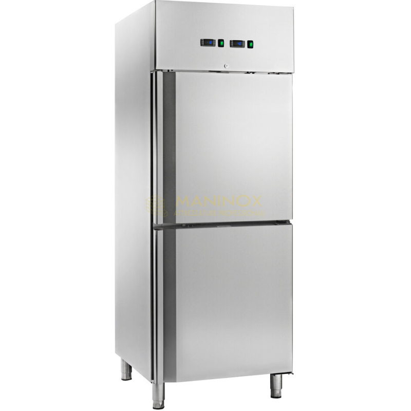 Armadio refrigerato ventilato a doppia temperatura Armadio refrigerato ventilato a doppia temperatura -2 / +8 , -18 / -22 capacità 225L / 225L