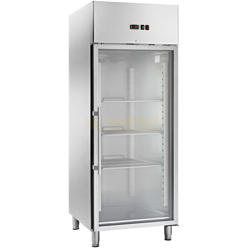 Armadi refrigerati ventilati con porta a vetri Armadi refrigerati ventilati con porta a vetri capacità 650L temperatura -2 +8