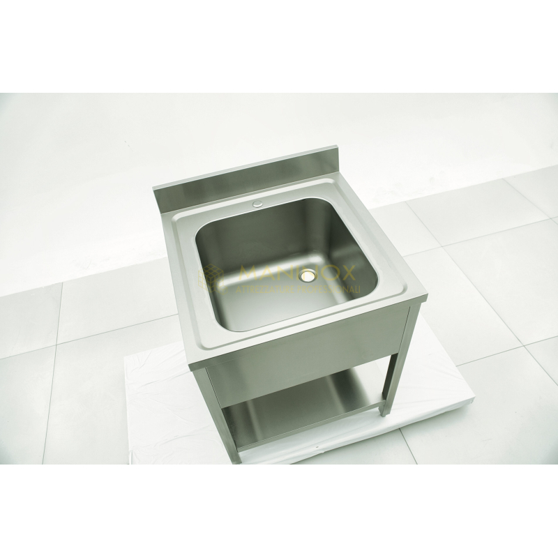 MAN04754 Lavello in acciaio inox 70x70x85h