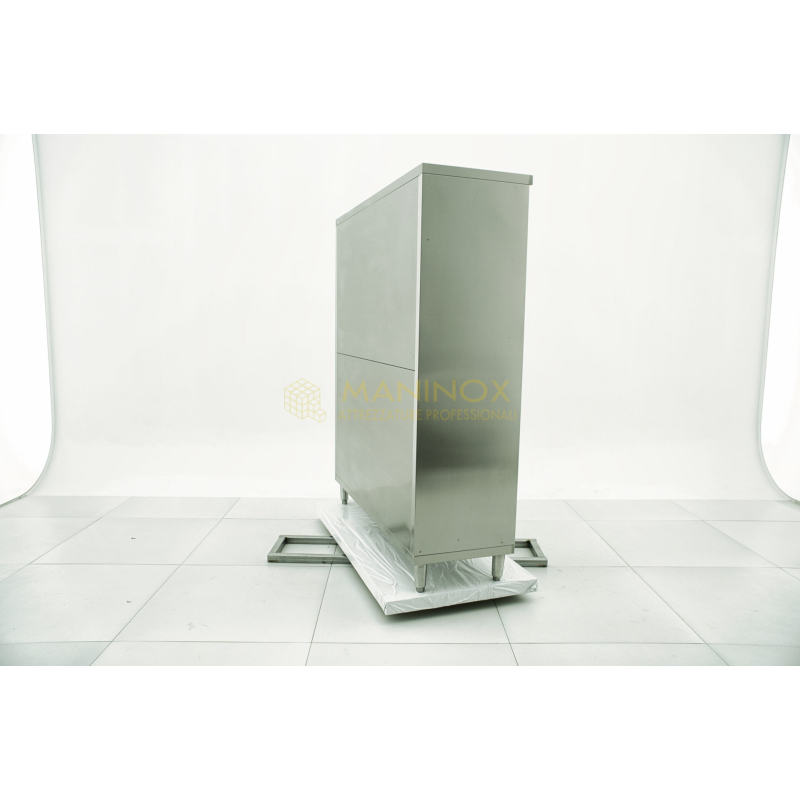 MAN04925 Armadio in acciaio inox con ante scorrevoli 150x50x180h