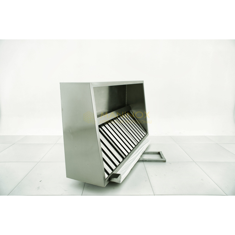 MAN04953 Cappa aspirante in acciaio inox a parete senza motore