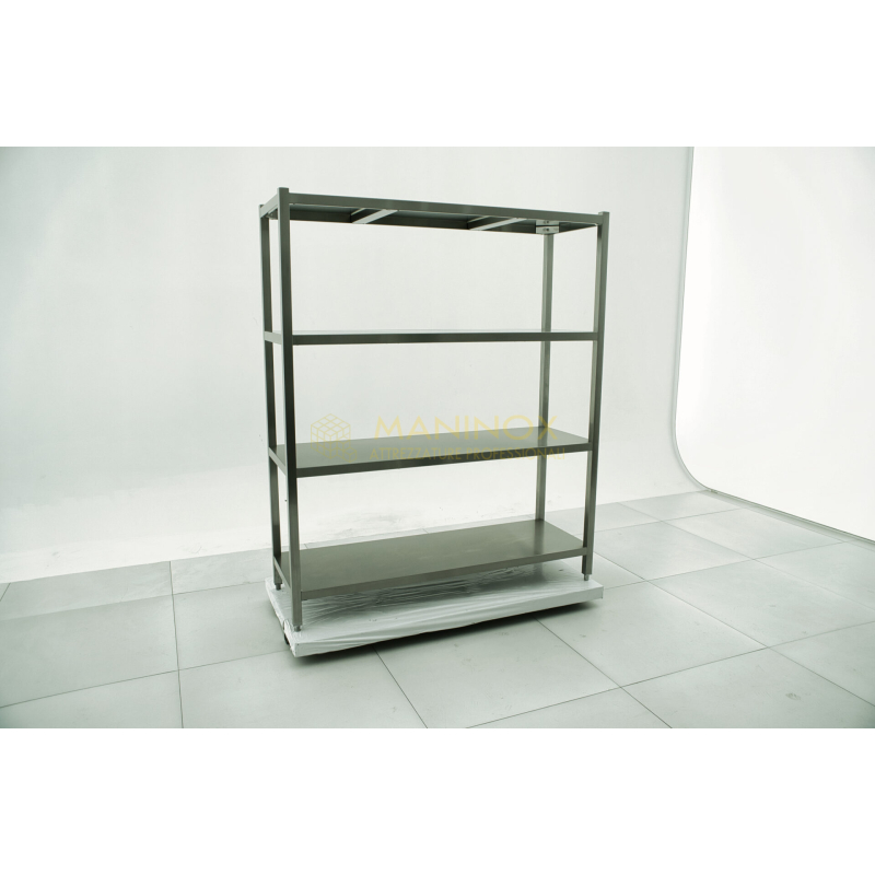 MAN05061 Scaffalatura in acciaio inox 4 ripiani 150x50x180h