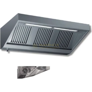 cappa3 Cappa a parete snack serie 90 con motore e luce Led.