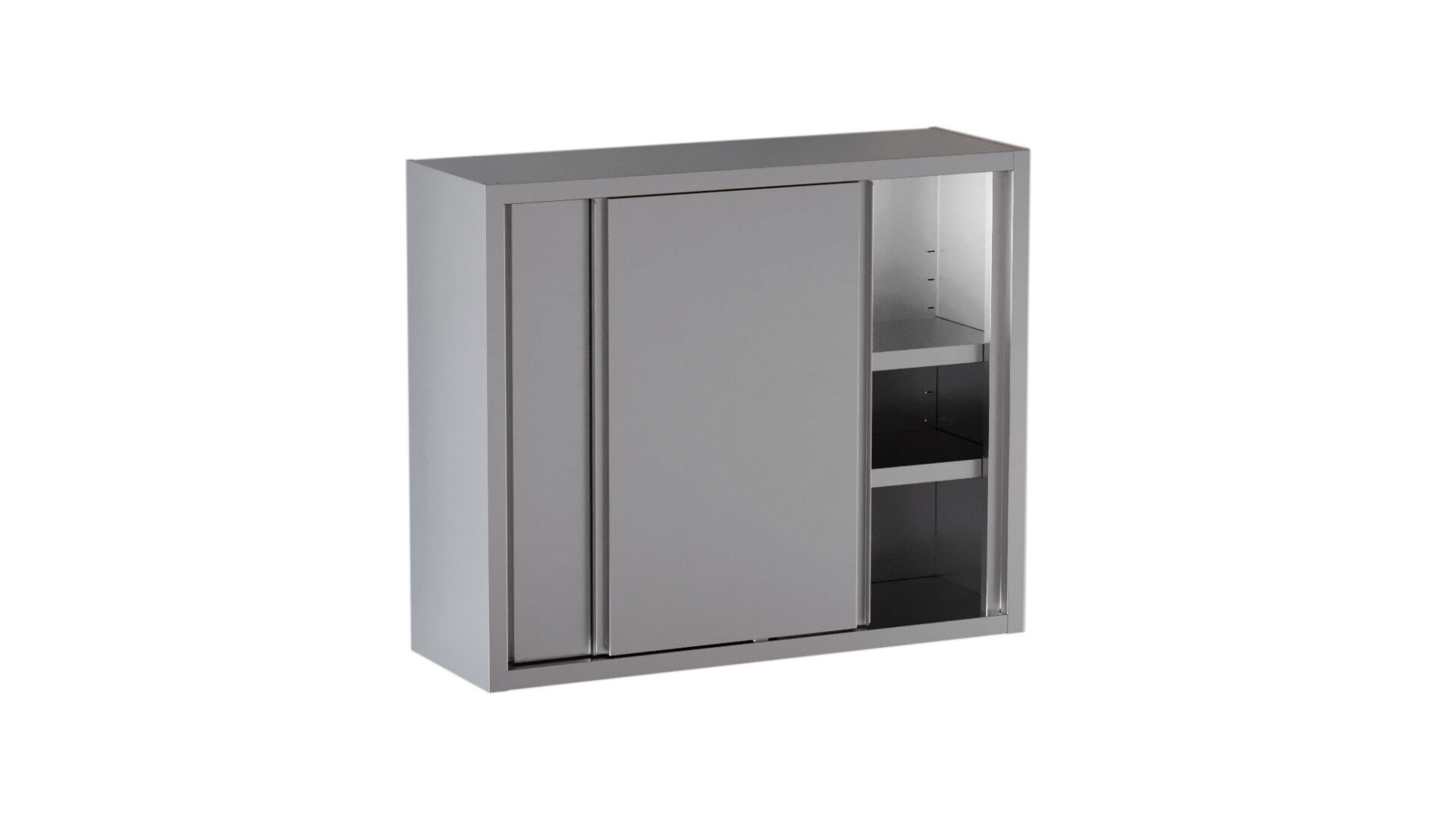 Pensile porte scorrevoli con 2 ripiani H 100 cm