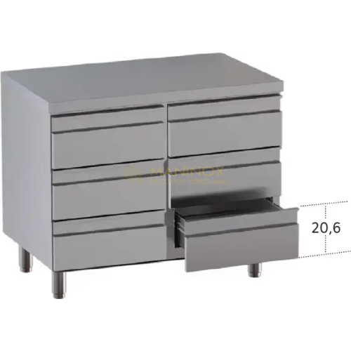 Cassettiera con 6 cassetti