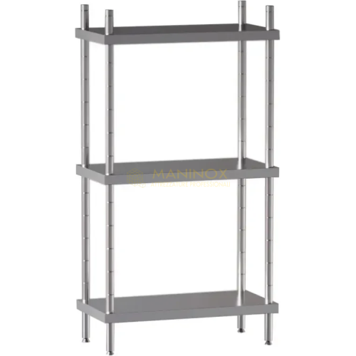 Scaffale con ripiani lisci H 150 cm