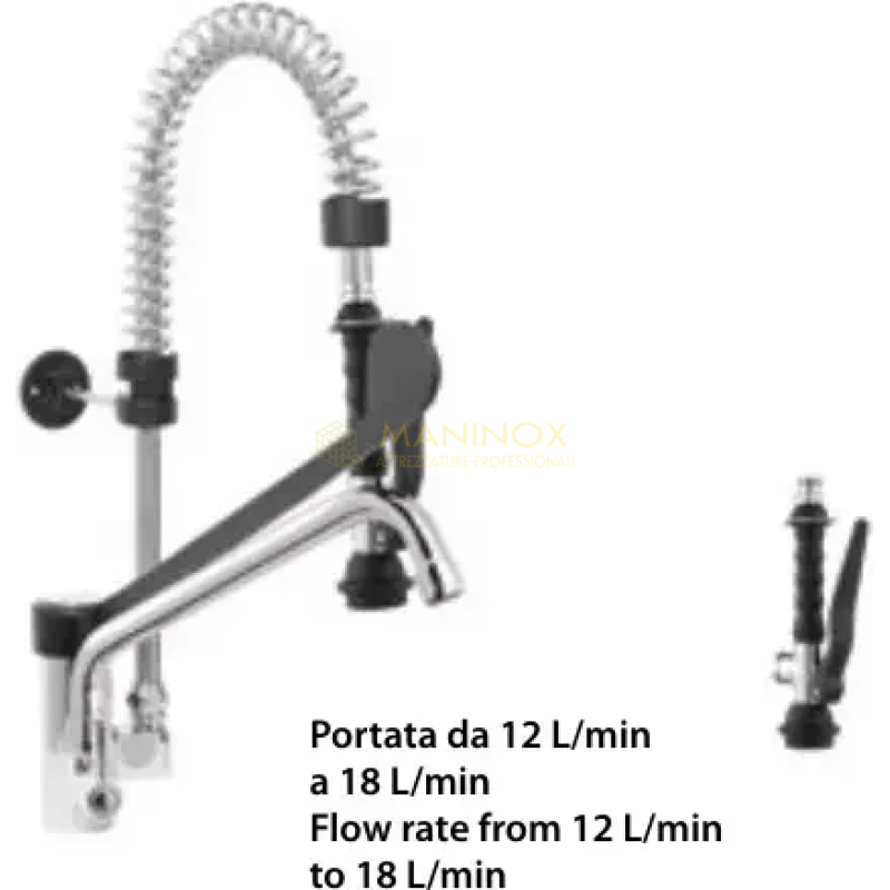 Screenshot_20251029_110135 Gruppo doccia prelavaggio monoforo, miscelatore con canna girevole e leva clinica in materiale plastico