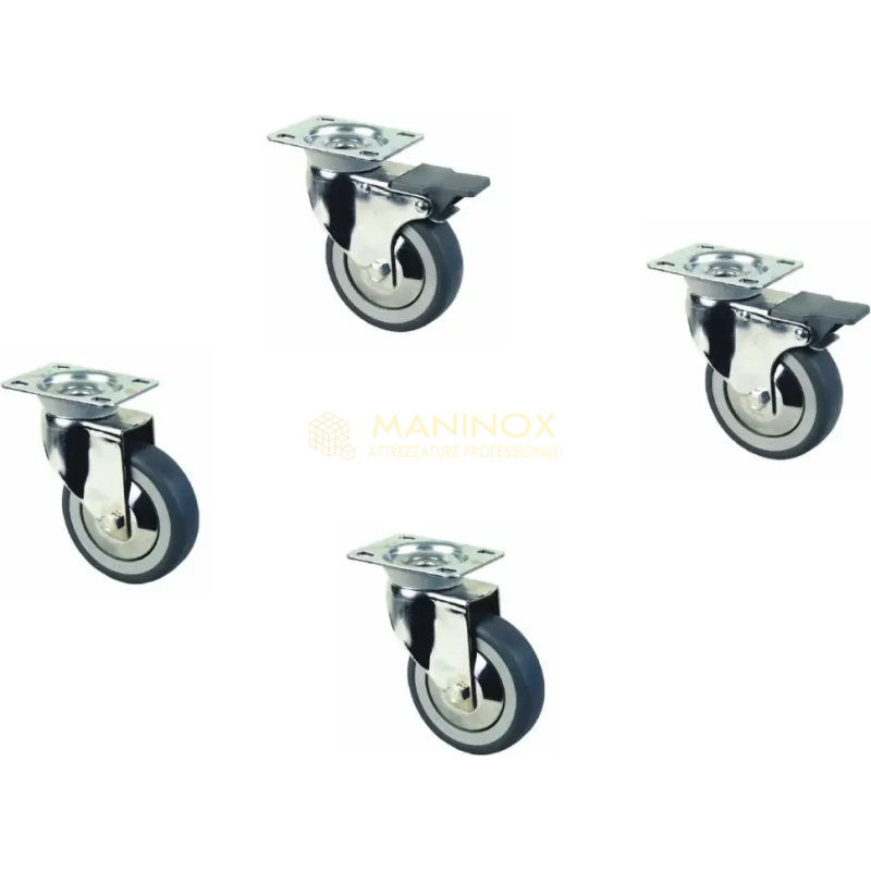 rotellepiatte Ruota girevole per tavolo armadiato