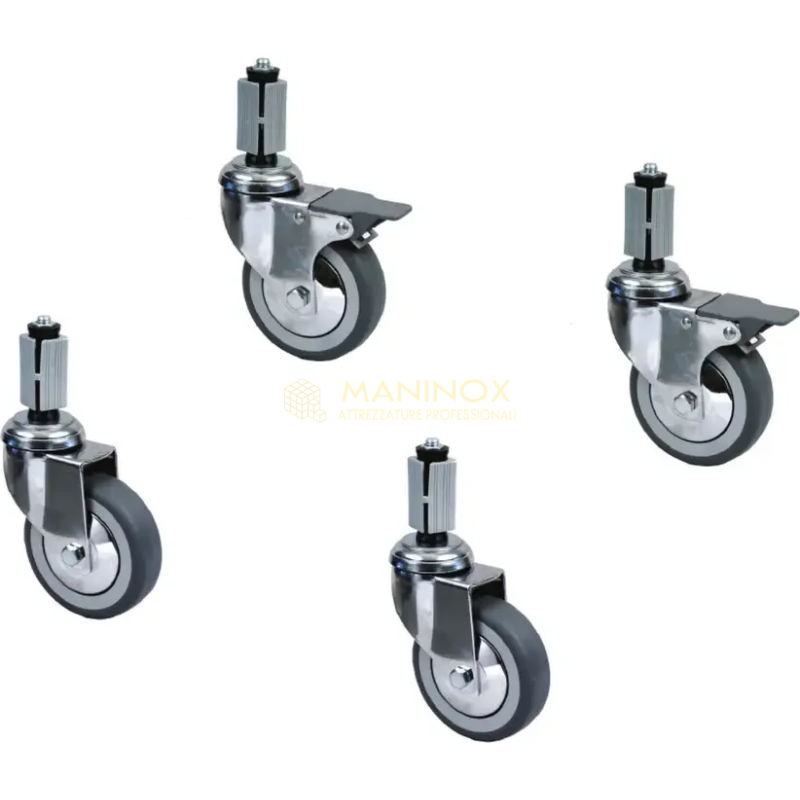 ruotequadre Ruota girevole per tavolo aperto con gamba quadra