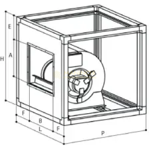 Ventilatori centrifughi cassonati MXECM