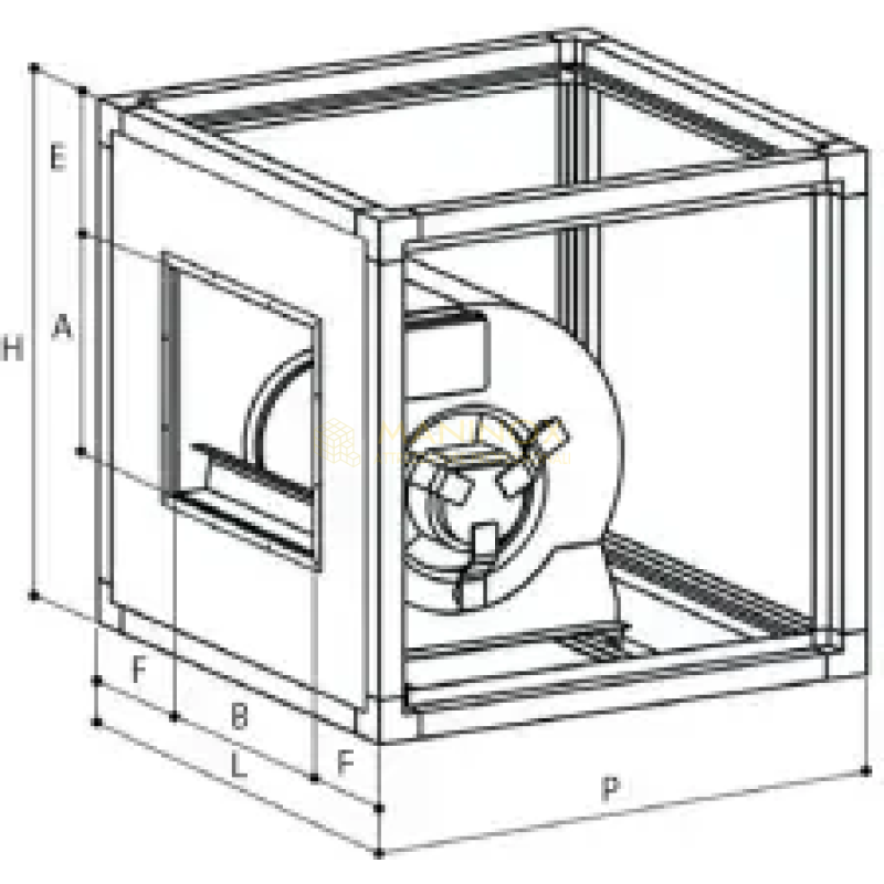 Ventilatori centrifughi cassonati MXECM