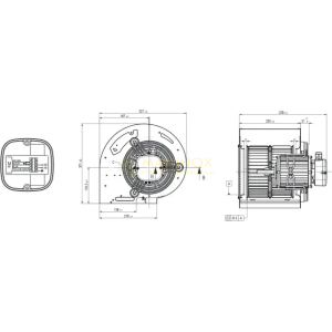 Motoventilatore per cappe MXSDR 7/7-4