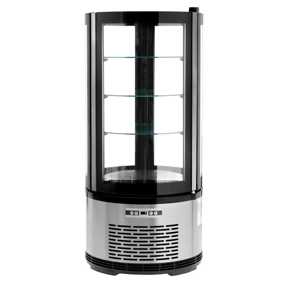 Espositore refrigerato per pasticceria da banco, 480x480x1030h, +2 +8°C