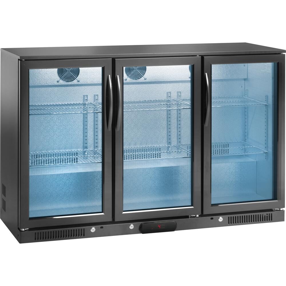 Espositore per bibite back Bar, 1335x500x840h, +2 +8°C