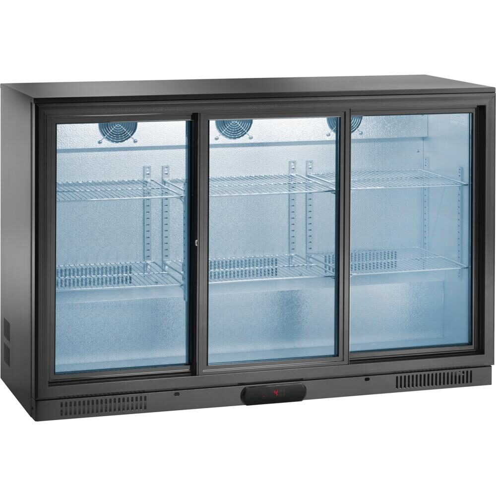 Espositore per bibite back Bar, 1335x510x840h, +2 +8°C