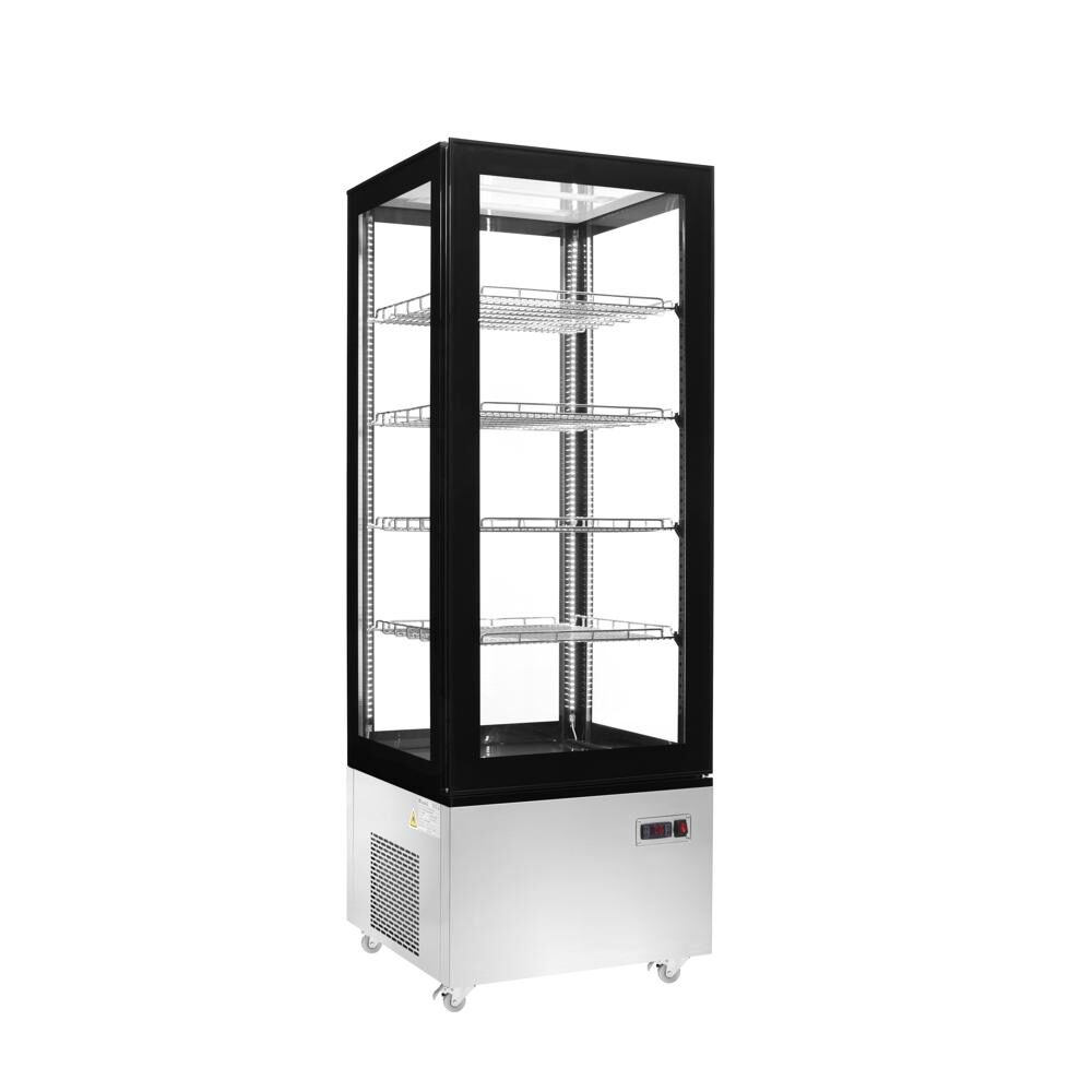 Espositore refrigerato per pasticceria, 652x652x1873h, 0 +12 °C