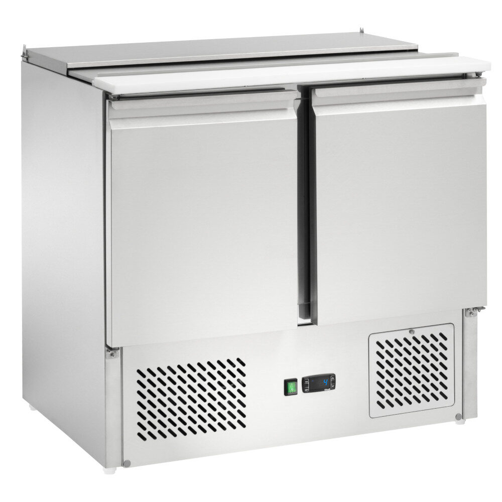 Saladette refrigerata ventilata, 900x700x870h, +2 +8 °C