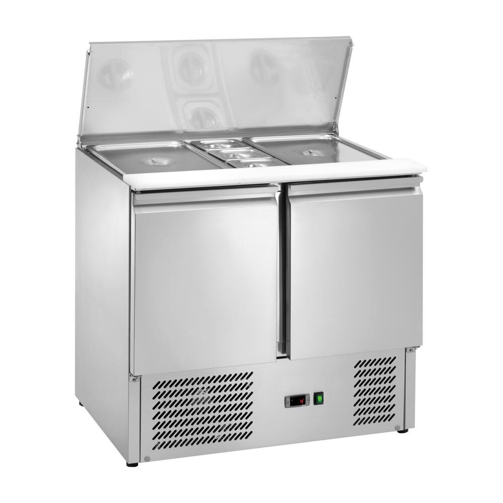 Saladette refrigerata statica, 900x700x876h, +2 +8 °C