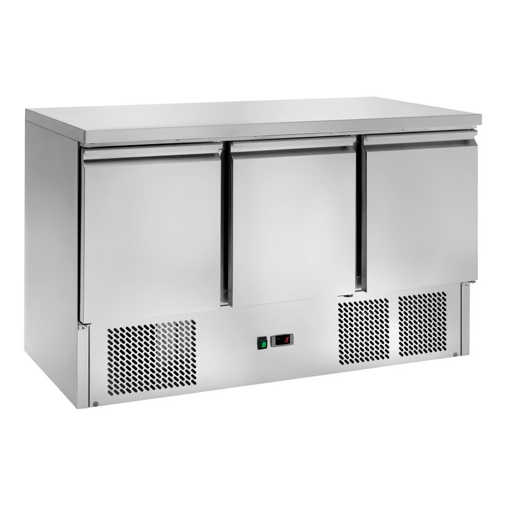 Saladette refrigerata statica, 1365x700x850h, +2 +8 °C