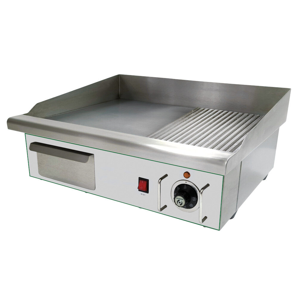 Fry top elettrico, 560x470x250h, 220V