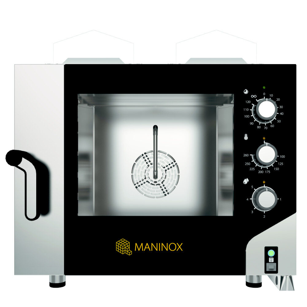 MKF464GS Forno a gas combinato convezione vapore 4 teglie 60x40 con pannello elettromeccanico