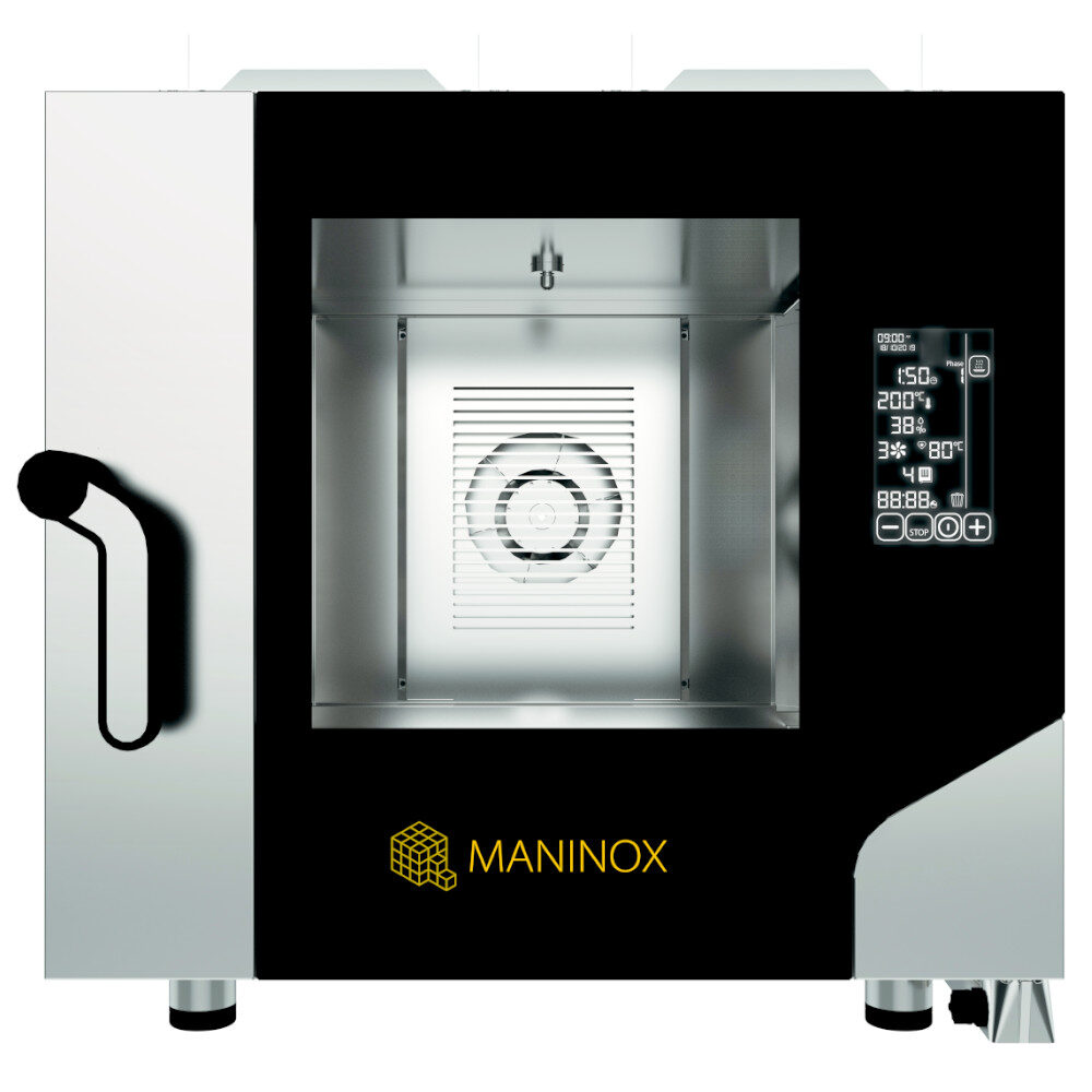 MKF511GBM Forno a gas combinato convezione vapore 5 teglie 1/1 GN con pannello digitale touch