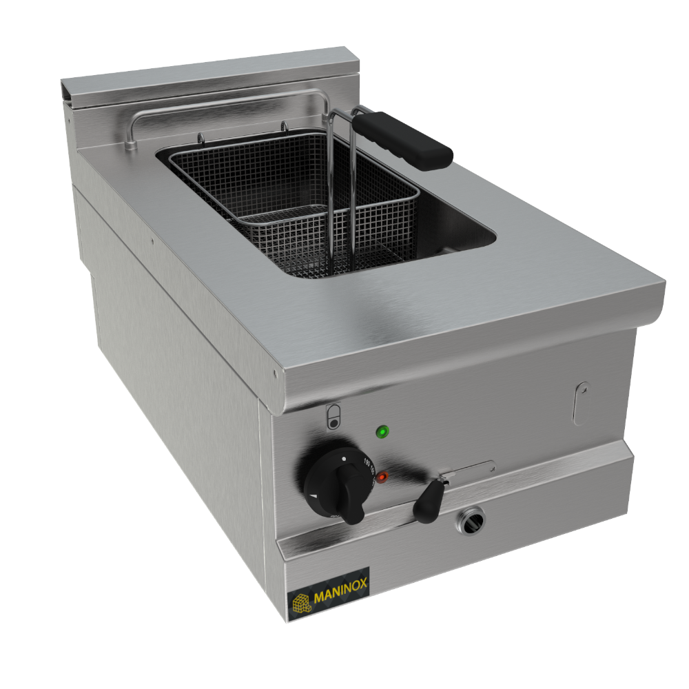 Friggitrice elettrica 1 vasca, 40x70x30.5h, 6.5 kW