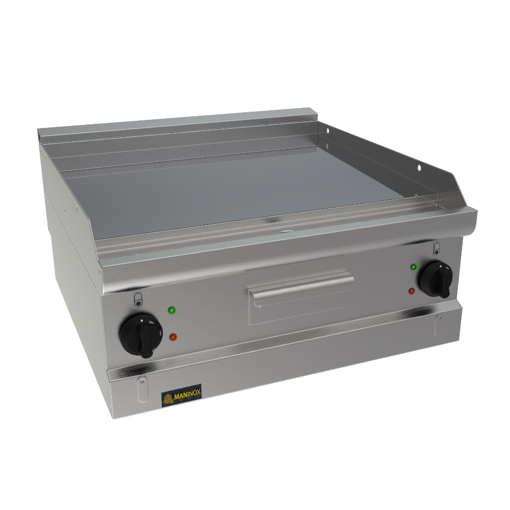 Fry top liscio elettrico, 70x70x30.5h, 10.8 kW