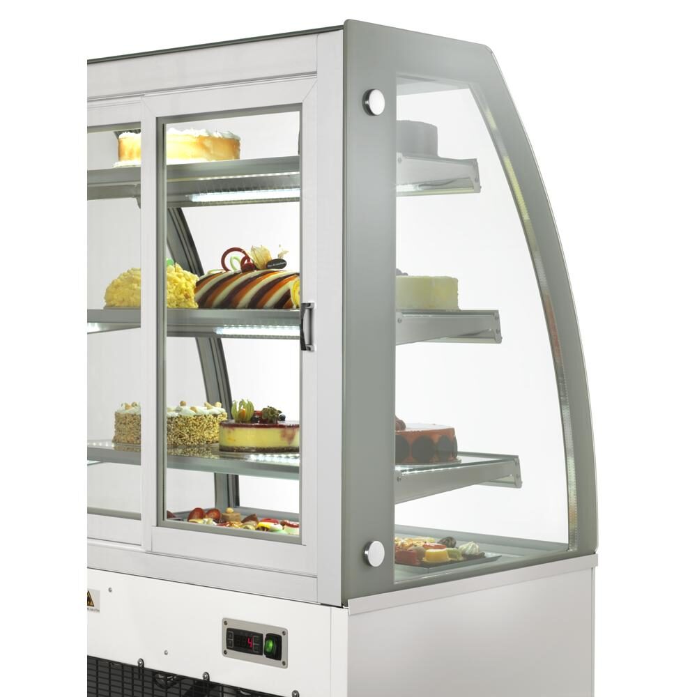 Vetrina pasticceria Tiffany, 925x680x1420, +2 +8°C.