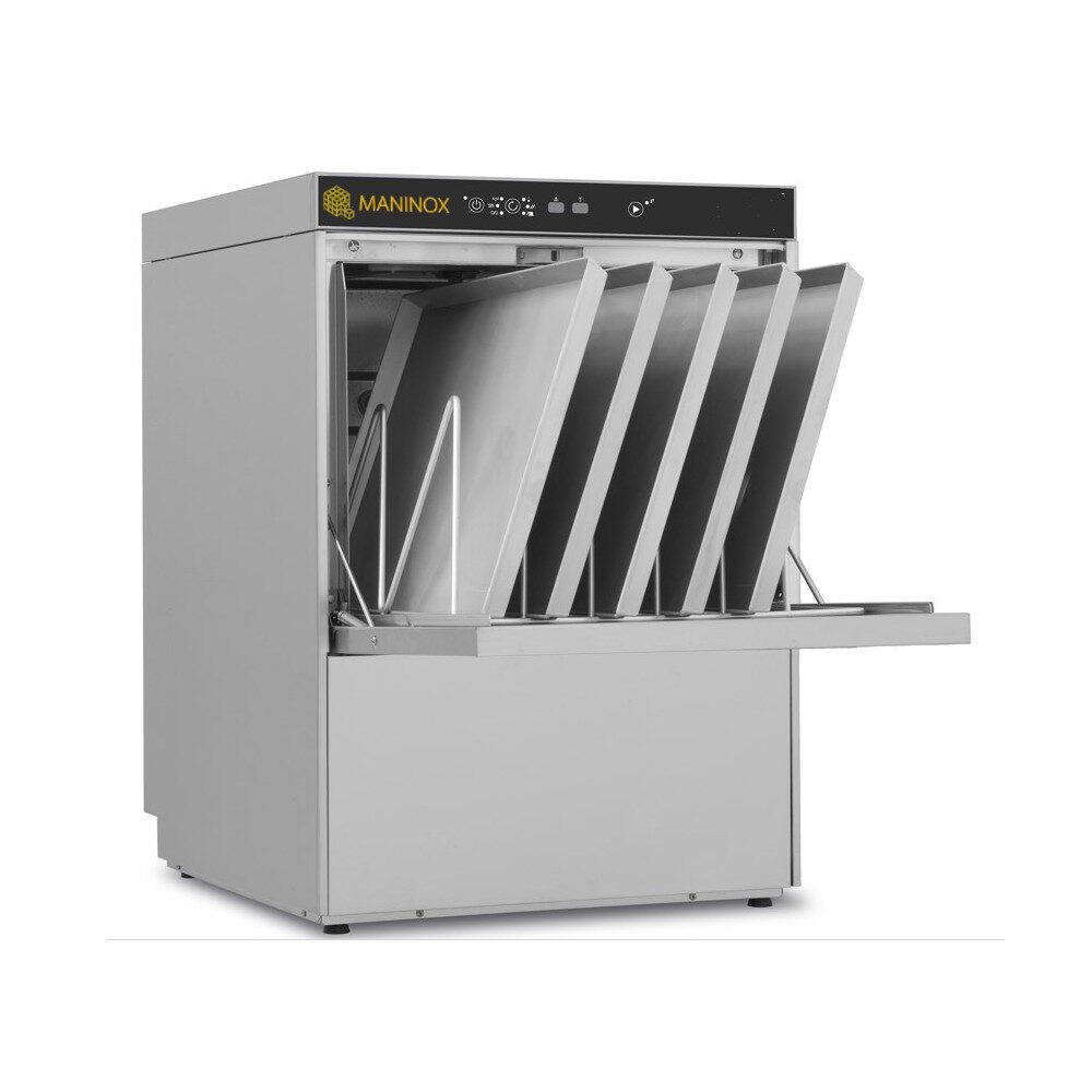 Lavaoggetti sottobanco cesto 50x60 completa di dosatore detergente e brillantante