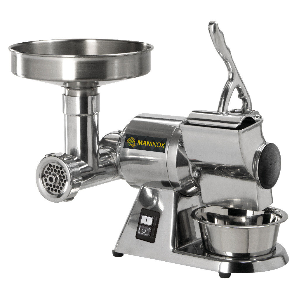 Tritacarne e grattugia, monofase, 430x270x360÷420h mm