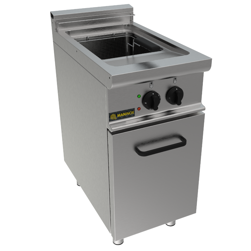 Friggitrice elettrica armadiata 1 vasca 40x70x85h, 12 kW, 13 L