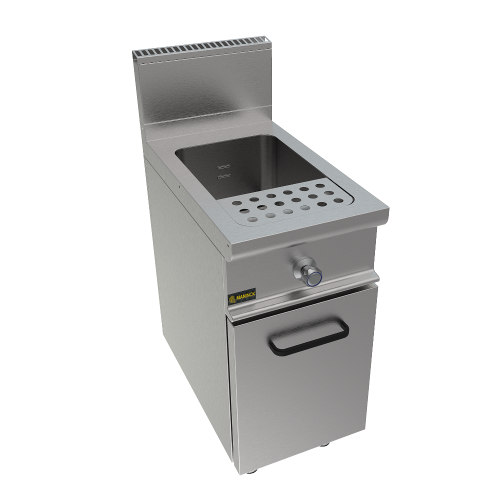 Cuocipasta a gas 1 vasca armadiato, 40x70x85h, 11 kW, 28 L