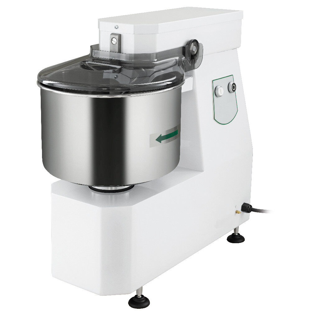Impastatrice a spirale con testa fissa, trifase, 12kg
