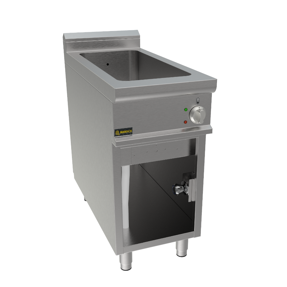 Bagnomaria elettrico 1 vasca armadiato, 40x90x85h, 1.8 kW