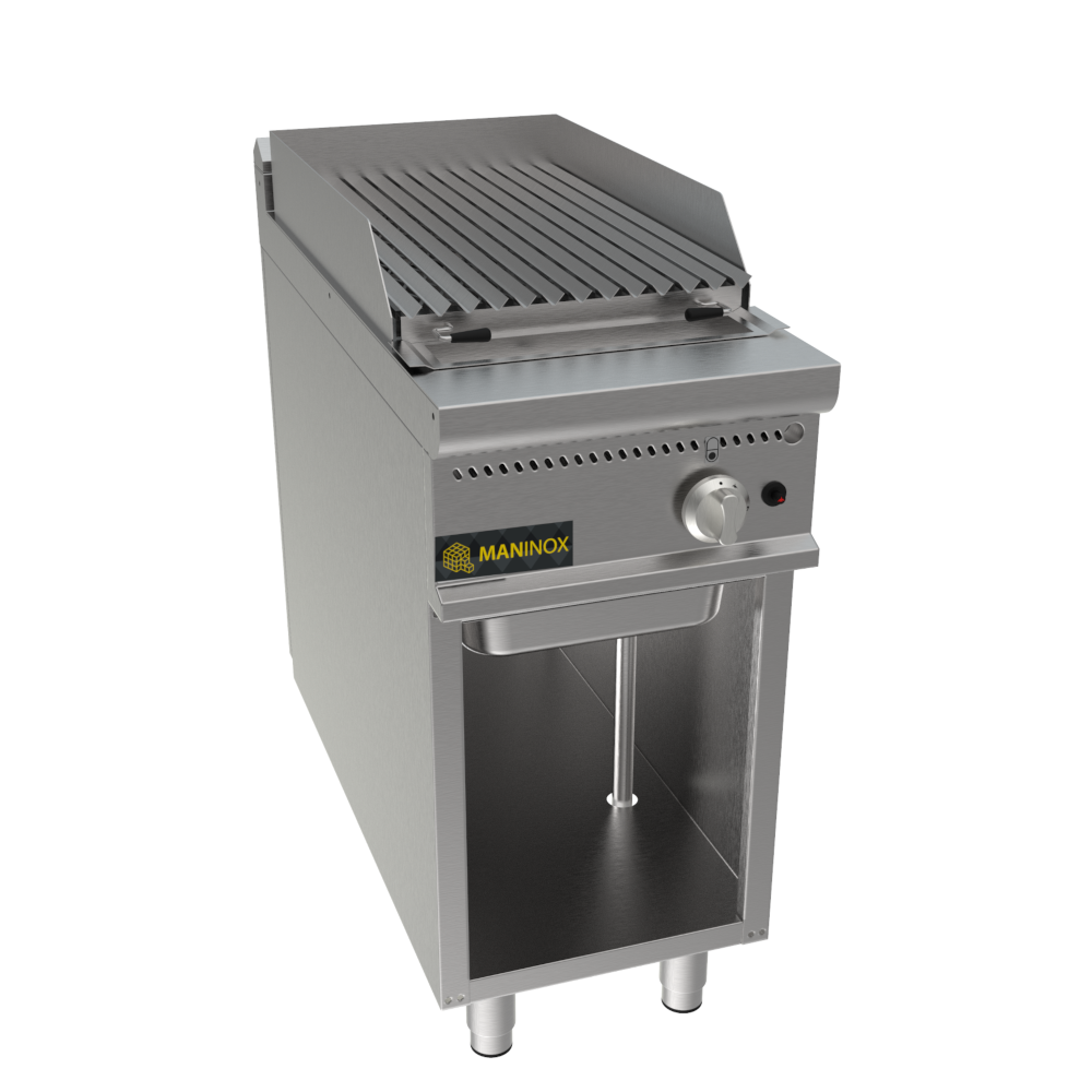 Griglia a pietra lavica a gas, 40x90x85h, 11 kW