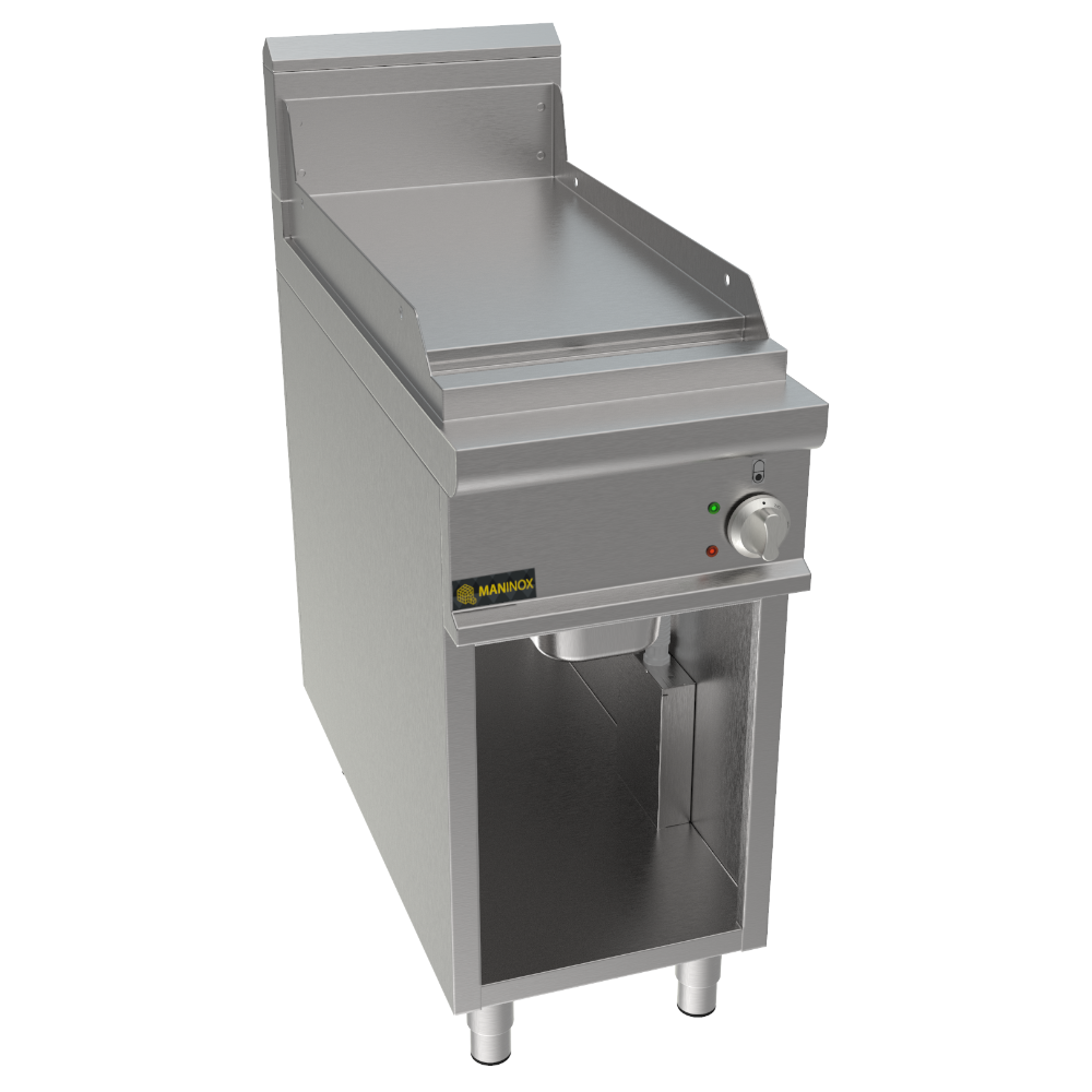 Fry top liscio elettrico, 40x90x85, 6 kW