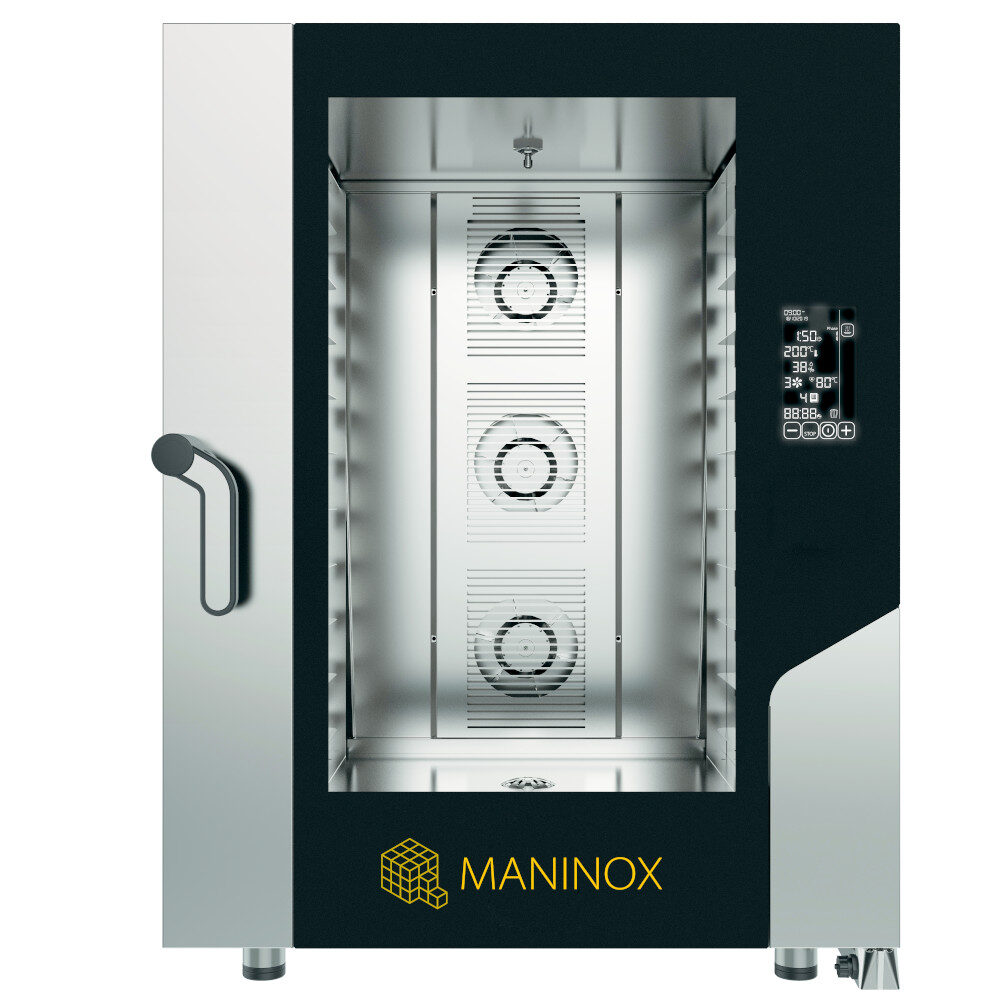 Forno Forno pasticceria elettrico combinato convezione vapore 10 teglie 60x40 con pannello digitale touch