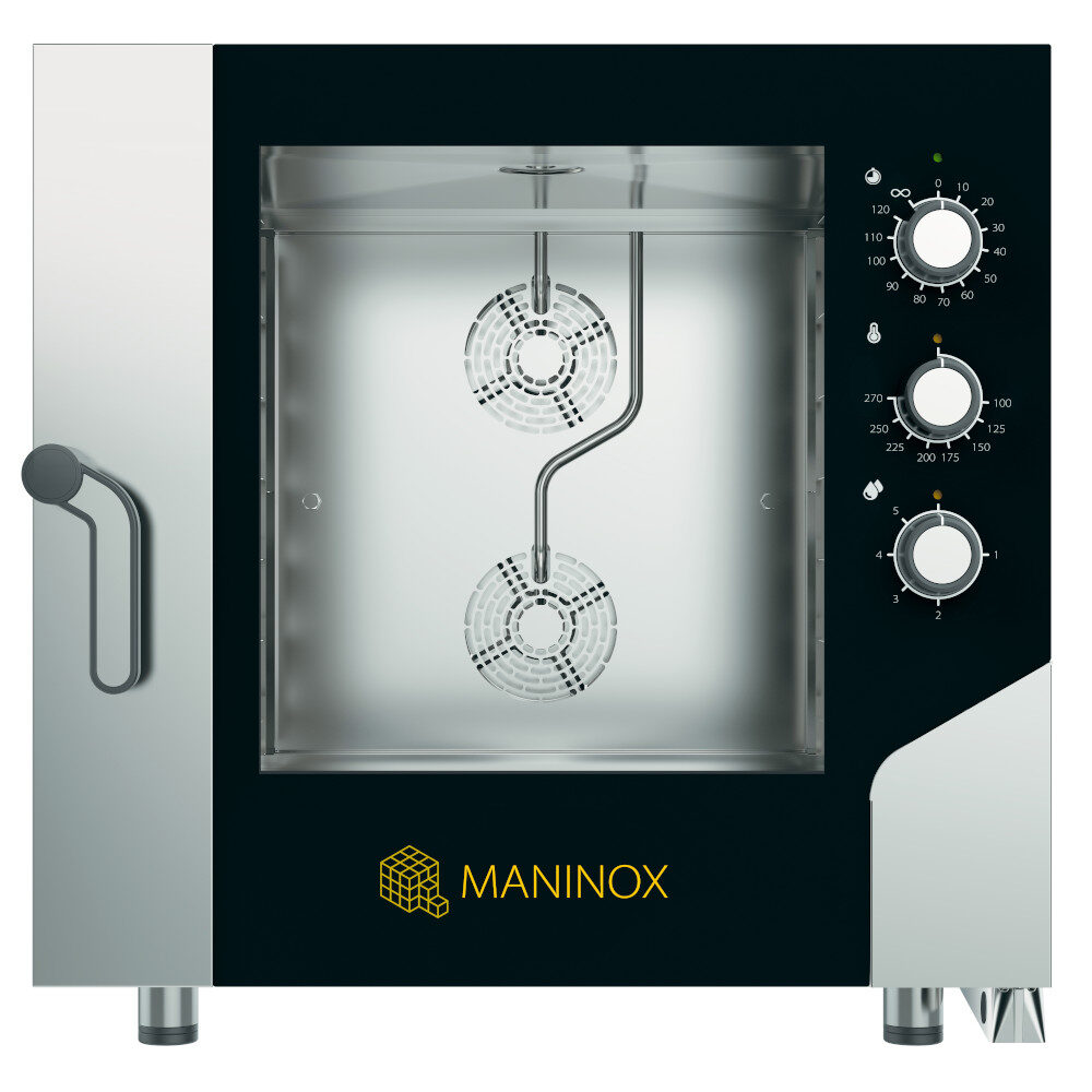 Forno Forno pasticceria elettrico combinato convezione vapore 6 teglie 60x40 con pannello elettromeccanico