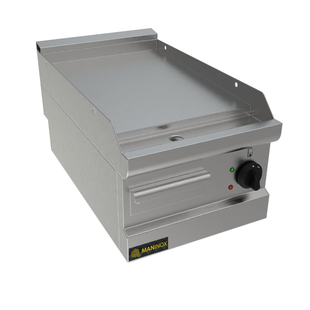 Fry top liscio elettrico, 40x70x30.5h, 5.4 kW