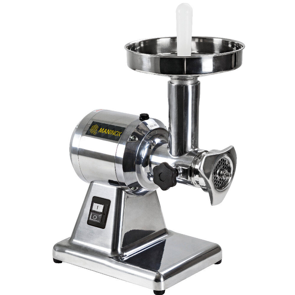 Tritacarne, monofase, gruppo macinazione in alluminio,400x250x500h mm