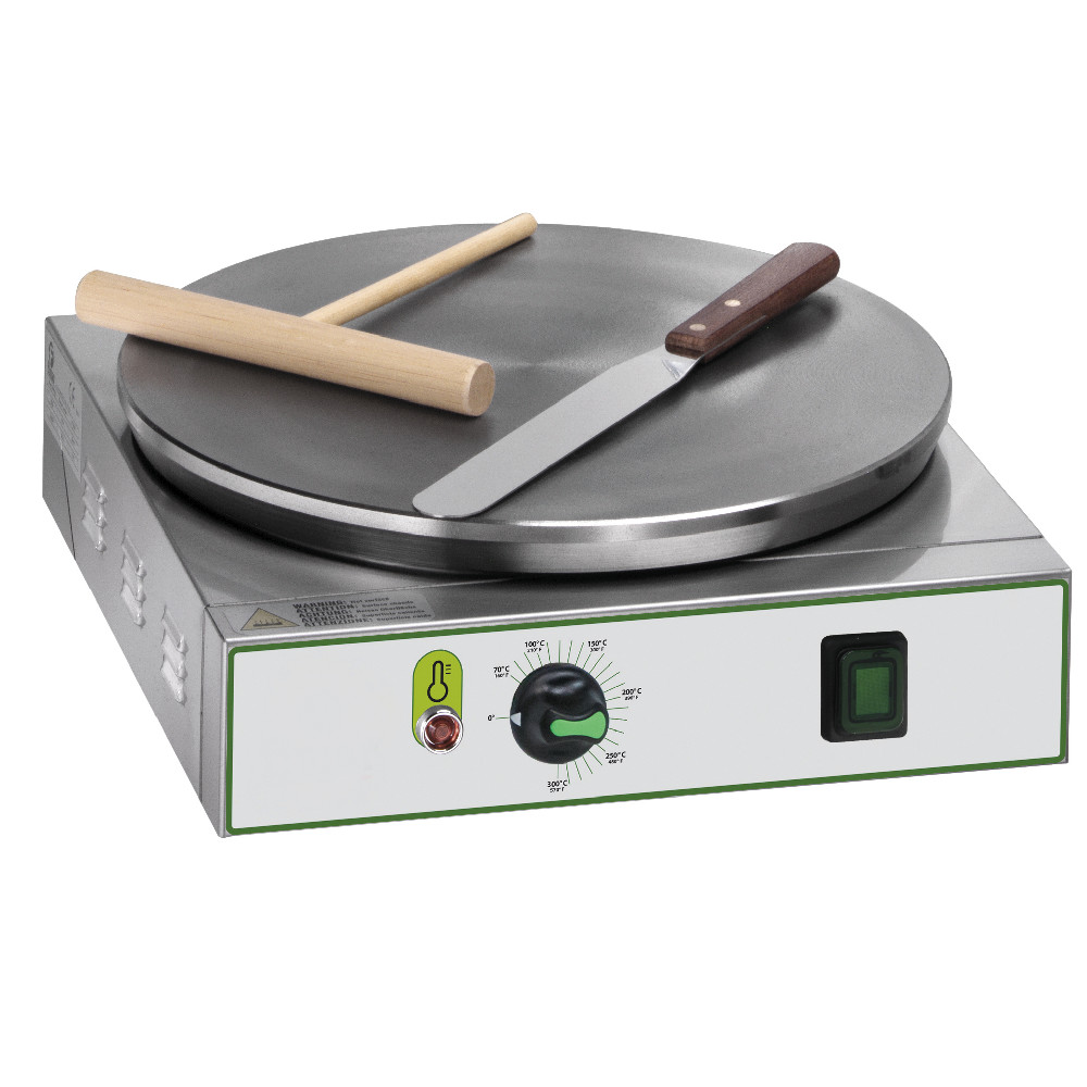 Crepiera elettrica, monofase, 40x47x12h cm, 2 kW