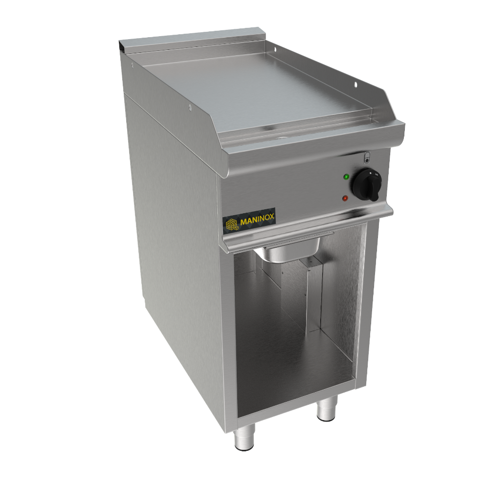 Fry top liscio elettrico, 40x70x85h, 5,4 kW