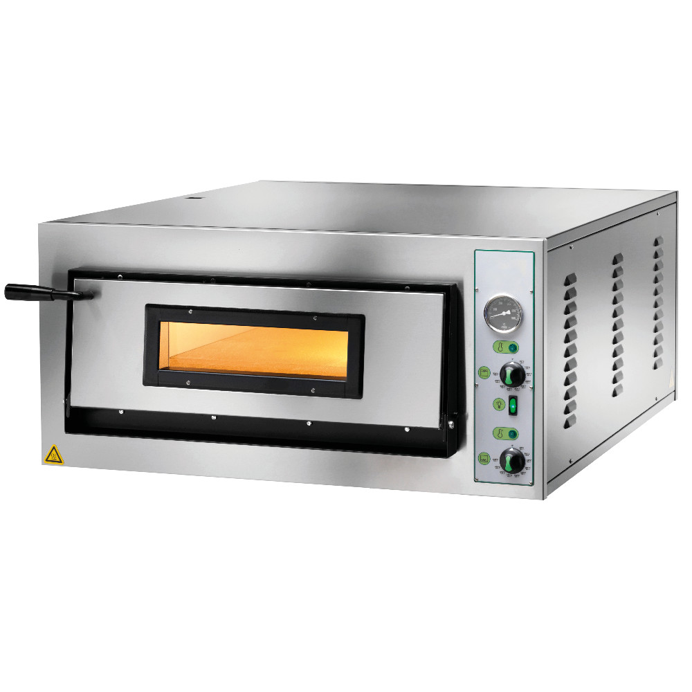 forno pizza Forno pizza elettrico, una camera 6 pizze Ø 30 cm trifase, 90x102x42h cm