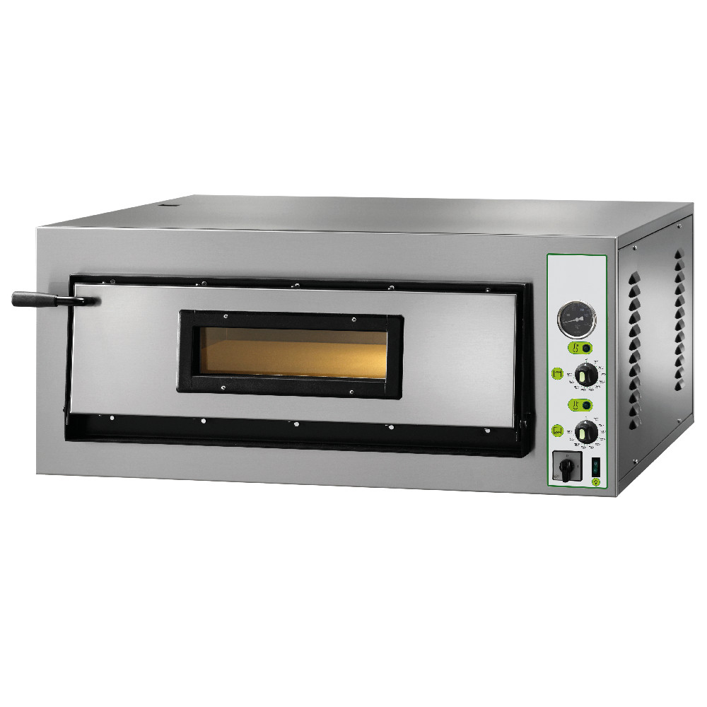 Forno pizza elettrico,camera singola 4 pizze Ø 36 cm trifase 101x85x42h cm